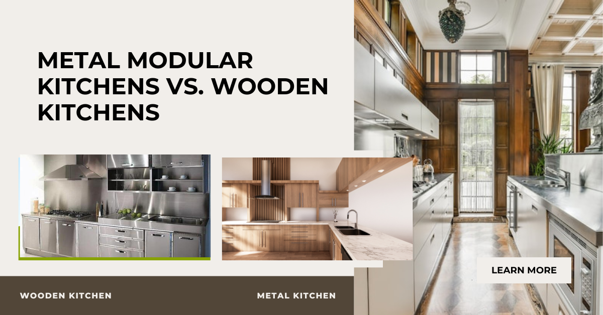 Metal modular Kitchen