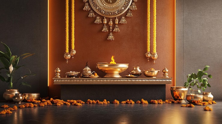 Pooja room interior design